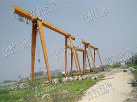 出售一台二手单梁10吨跨度16米行车