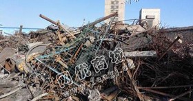 广西地区工地废铁大量回收