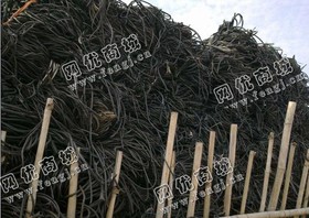 黑龙江佳木斯地区PVC黑色电缆皮回收