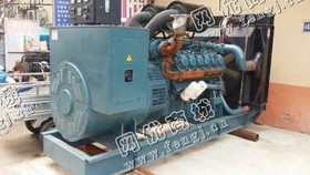 出售二手大宇500KW发电机 12缸