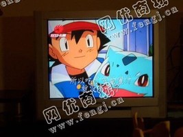 废旧21寸老式电视机