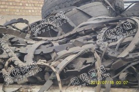 陕西橡胶颗粒厂1200钢丝胎回收