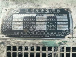 出售YR1250-8/1250KW/6000V电动机一台