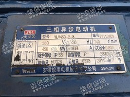 出售YLV450-2-8/450/380V电动机一台