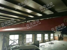 出售一台5吨跨度16.9米单梁龙门吊 地静空葫芦 9成新 货在通州