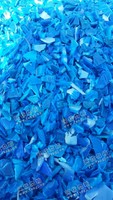 山东枣庄出售HDPE大蓝桶破碎料