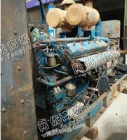 出售二手300KW上柴12V柴油发电机组