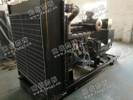 出售二手原装上柴300KW静音发电机组