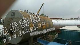 出售1台二手2吨江苏金鼎燃油蒸汽锅炉