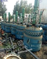 出售100台二手500升搪瓷电加热反应釜