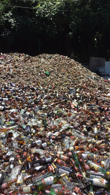 温州地区出售30吨酒瓶子玻璃