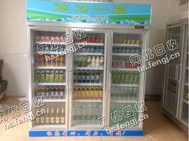 老罗二手3门展示柜回收
