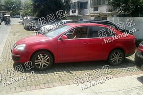 江苏地区大众速腾2014款1.6L自动舒适型标二手车回收