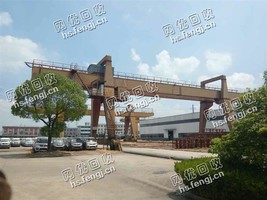 回收一台32吨双柱梁龙门行车