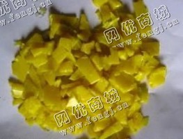 浙江温州出售PP黄色水果框破碎料