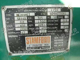 出售一台康明斯250KW发电机组