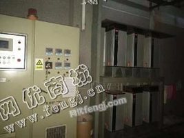 出售1台二手单层320导热油加热烘干机港立信网带烘干定型机