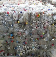 湖北宜昌猇亭区出售PET蓝白矿泉水瓶瓶砖