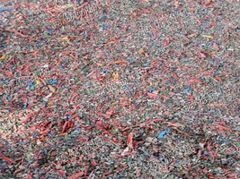 湖北武汉出售PVC硬质杂色破碎料