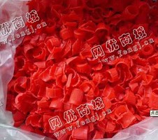 江苏扬州出售HDPE红色瓶盖破碎料