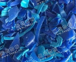 江苏扬州出售HDPE蓝色瓶盖破碎料