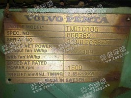 出售一台沃尔沃200KW发电机组