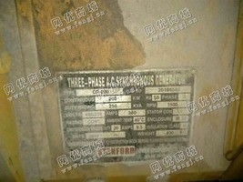 出售一台上柴200KW发电机组