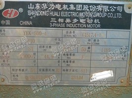 出售一台YKK500-4  630/10000V三相异步电动机