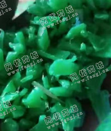 江苏南京地区出售绿色HDPE垃圾桶破碎料